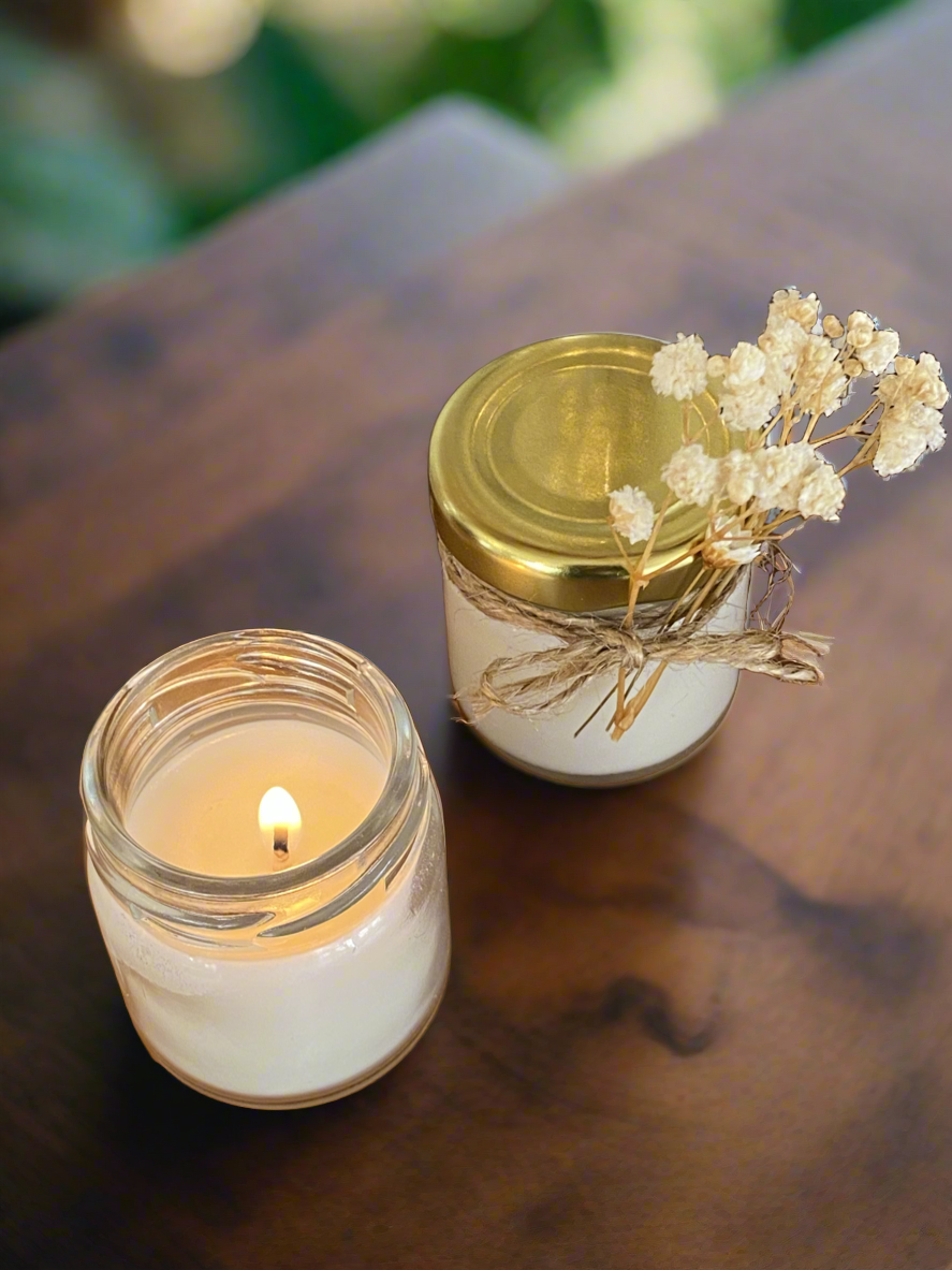 Custom Baby Wreath Mini Soy Wax Candles